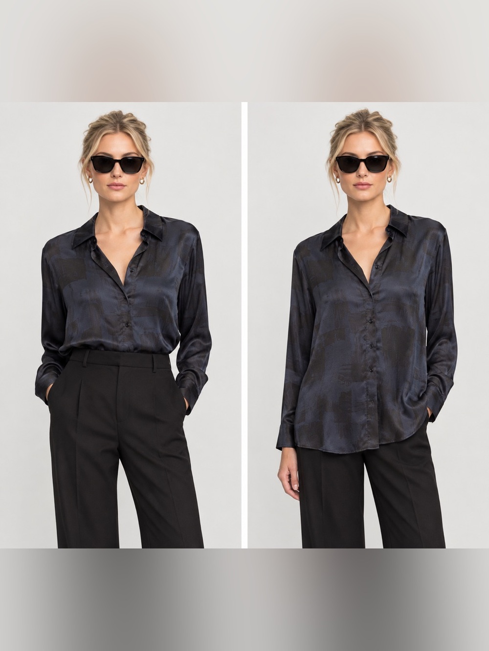 EILEEN FISHER SILK BLOUSE